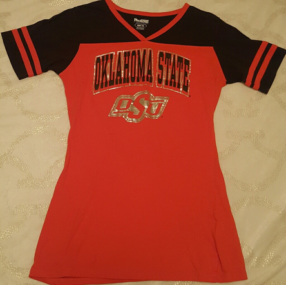 -NEW Pro Edge women's size M OSU V-neck T-shirt